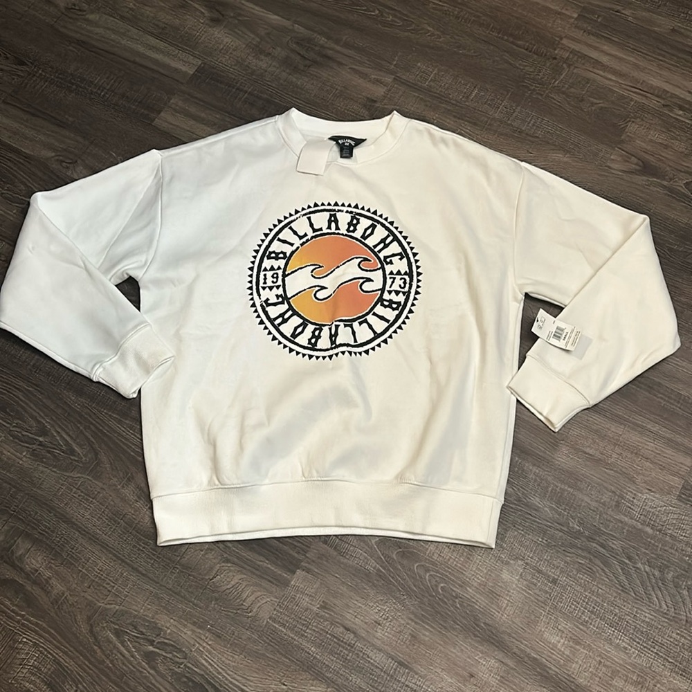 Men’s Billabong Crew Neck Sweatshirt Sz S NWT
